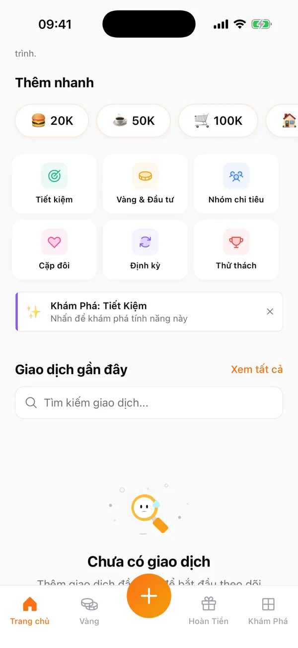 Trang chủ Moni với ô Cặp đôi