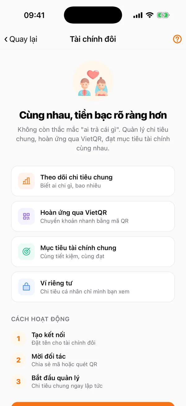 Màn giới thiệu Tài chính đôi