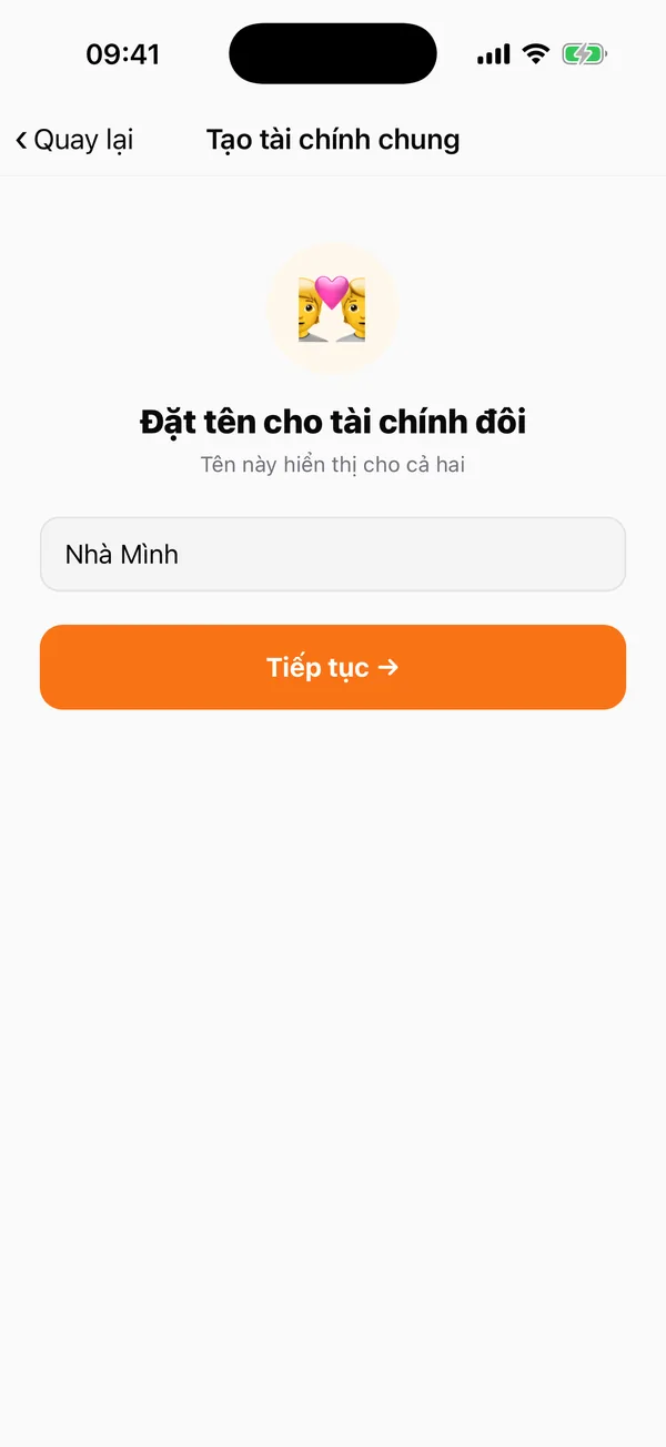 Đặt tên cho tài chính đôi