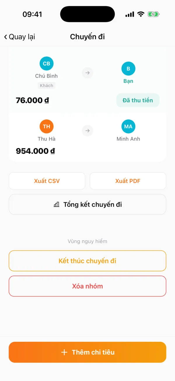 Thanh toán tối ưu trong chuyến đi